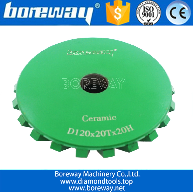 Fornitura D120 * 20T * 20H CNC Charfer Rowing wheel per ceramica