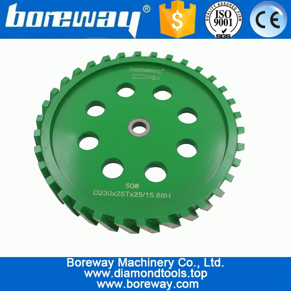 Versorgung D230x25x25mm-15.88mm Segmented Slient Grinidng Rillenrad für Granit