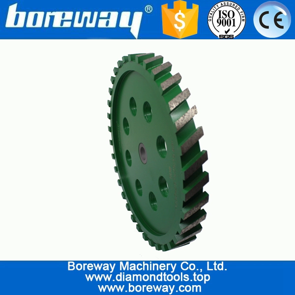 Versorgung D230x25x25mm-15.88mm Segmented Slient Grinidng Rillenrad für Granit