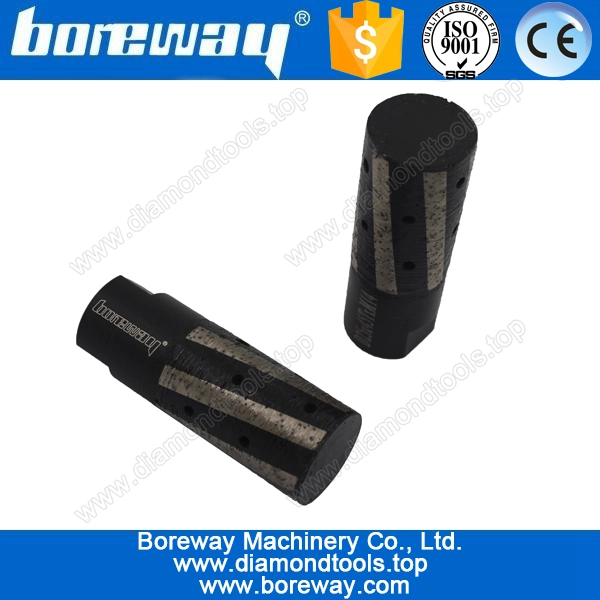 Alimentazione D25 * 45T * punte delle dita di diamante resina M14 pieno per granito e marmo foratura e molatura