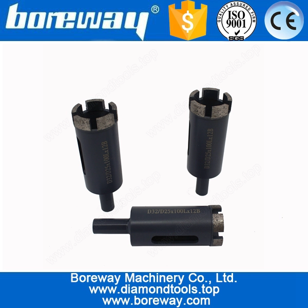 Supply D32/25x100Lx12B Diamond Coring Driller For Granite