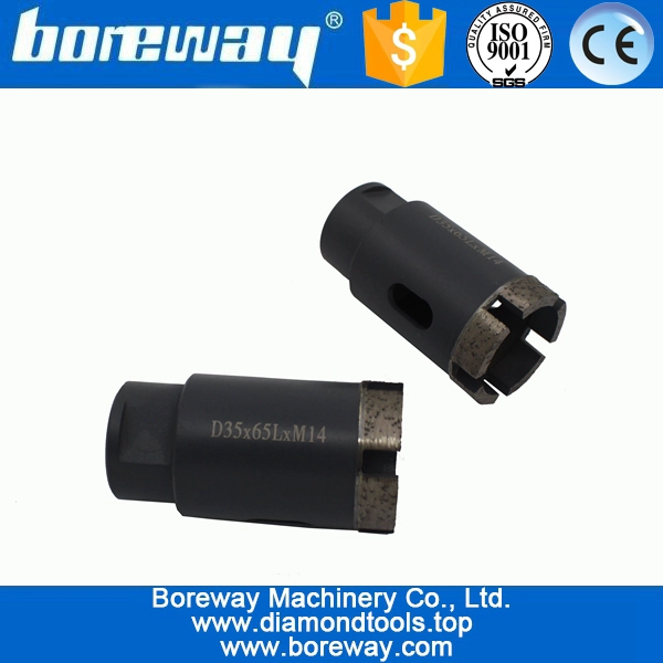 Fornitura D35x65LXM14 Uso Bagnato Diamante Foratura Bit Per Granito