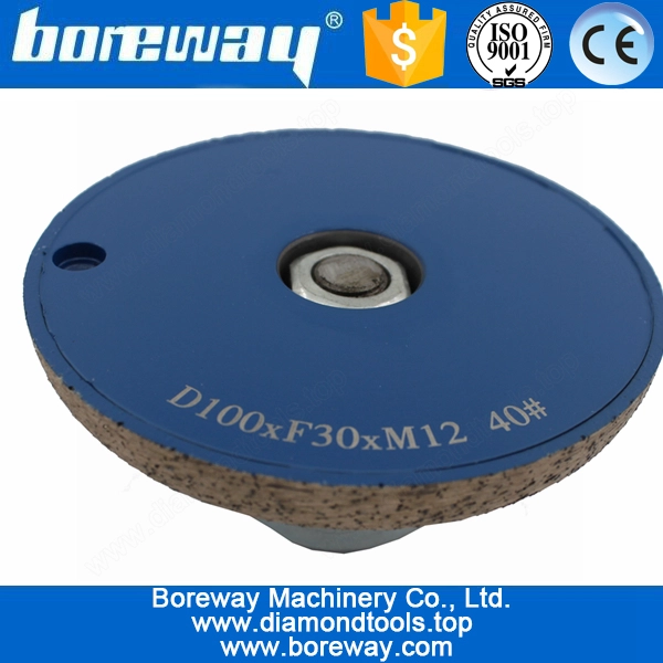 スラブ用D80xF20xM12ダイヤモンドメタル連続ルータ研削ビット供給