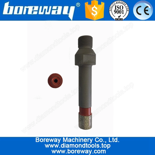 Fornitura di diamanti CNC Vite Punta di trapano per foratura di granito