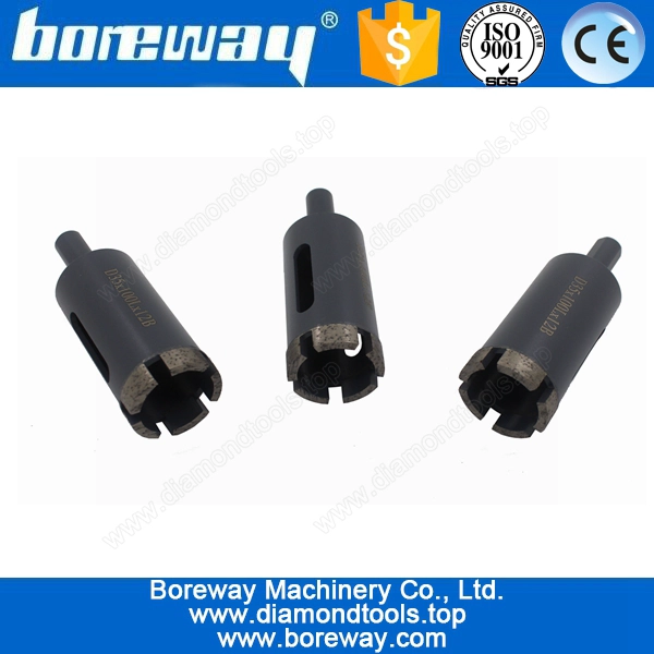 टांग के साथ हीरे की कोर बिट के लिए पत्थर D35 आपूर्ति * 100L * 12B