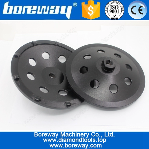 Supply Diamond Cup Wheel Grinder With 1/4 PCD For Stone D180*5/8"-11