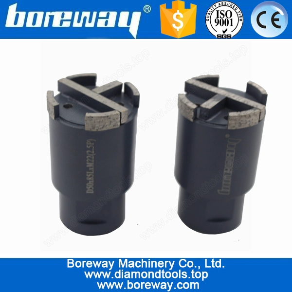 Alimentazione diamante punta di perforazione per foro cieco D50 * 85L * M22 * 2,5 P