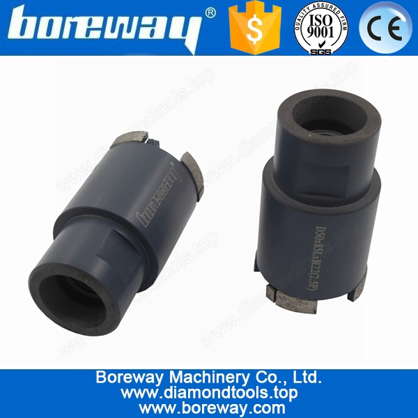 Alimentazione diamante punta di perforazione per foro cieco D50 * 85L * M22 * 2,5 P