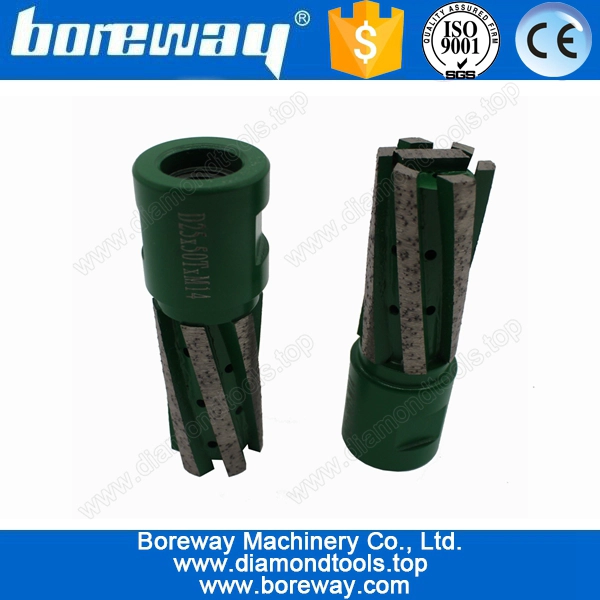 Punta di diamante dito Bit di alimentazione per pietra D25 * 50T * M14