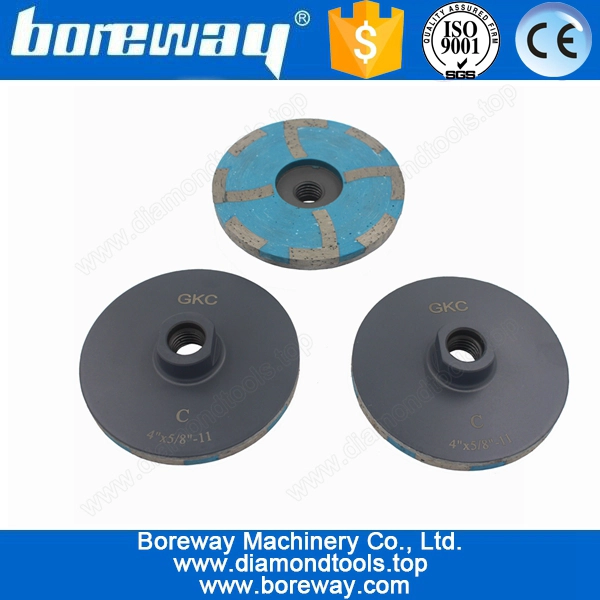 Fuente diamante resina relleno Copa pulido rueda cortadora D100 * 5/8"-11