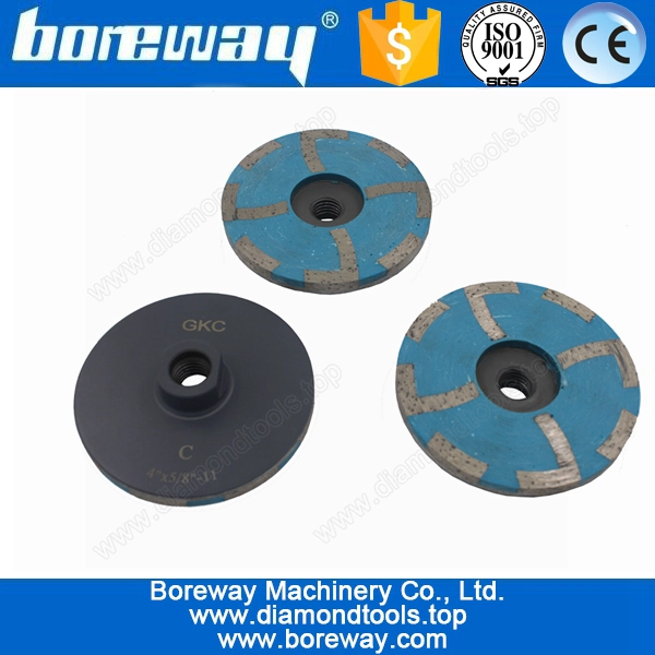 Fuente diamante resina relleno Copa pulido rueda cortadora D100 * 5/8"-11