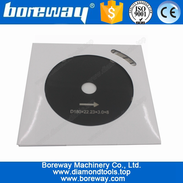Versorgungsmaterial-Granit-Ausschnitt-Sägeblatt mit T Form-Schutz-Segment D180 * 22.23mm * 3.0 * 8