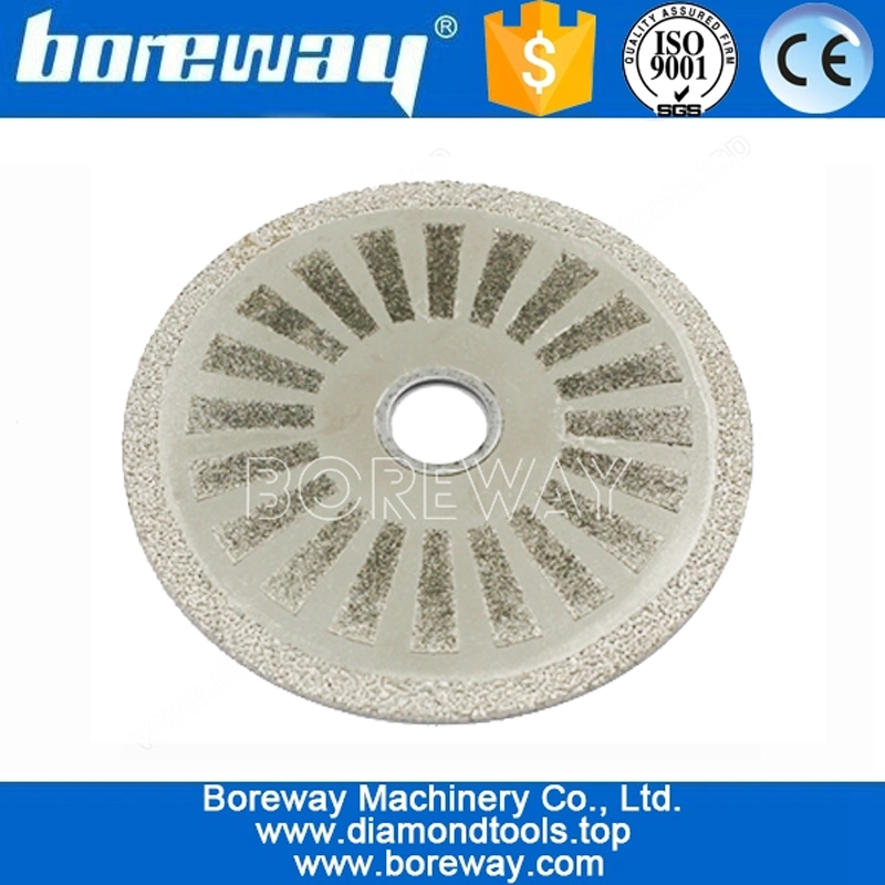 आपूर्ति चिनाई काटने वैक्यूम brazed संरक्षण पट्टी डी 100 * 20 मिमी के साथ देखा