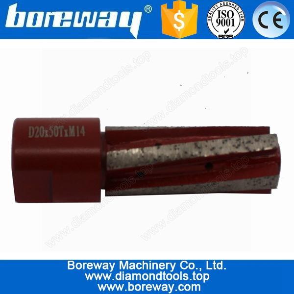 खंड हीरा उंगली ड्रिल बिट के लिए स्लैब D20 आपूर्ति * 50T * M14