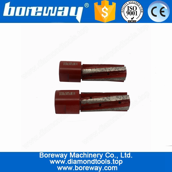 खंड हीरा उंगली ड्रिल बिट के लिए स्लैब D20 आपूर्ति * 50T * M14