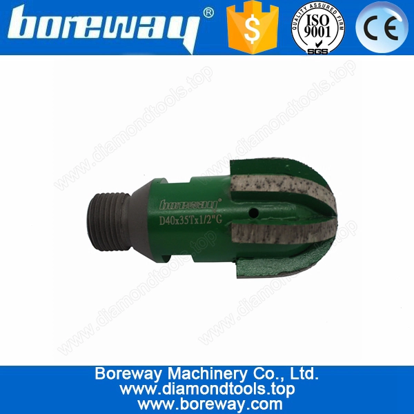 खंडीय गेंद आकृति उंगली ग्रेनाइट D40 के लिए कटर मिलिंग की आपूर्ति * 35T