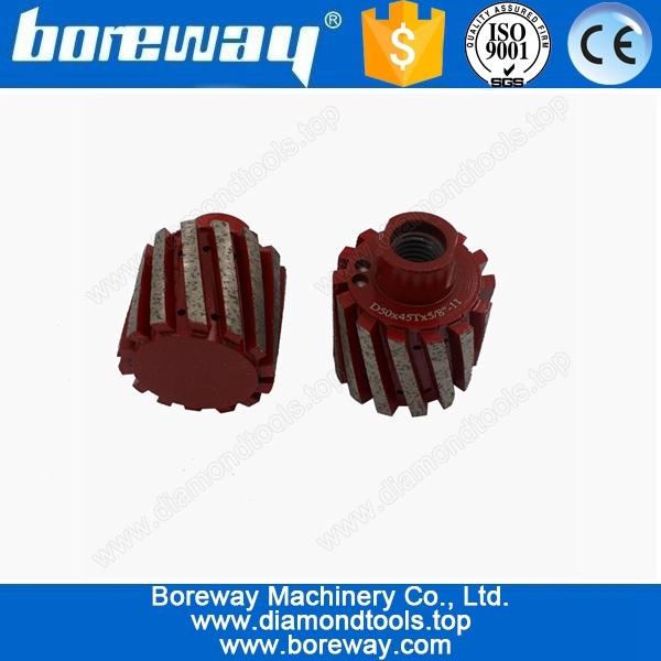 シンク穴 D50 のセグメント化されたドラム切断砥石を供給 * 45 t * 5/8-11