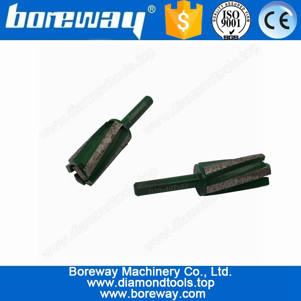 Fornire tibia diamante dito Bit con resistenza inferiore di fresatura per pietra D20 * 40T * 12B