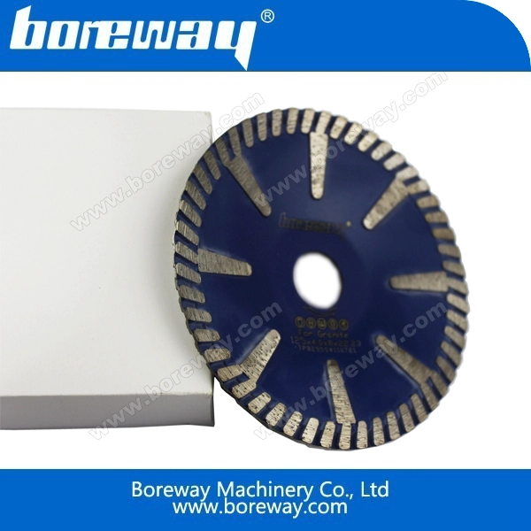 टी के आकार अवतल टर्बो लहर हीरा ब्लेड देखा