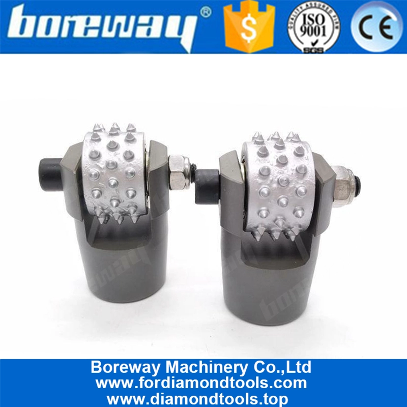 Terrco 2 Inch Diamond Alloy Bush Hammer Roller With 45 Teeth