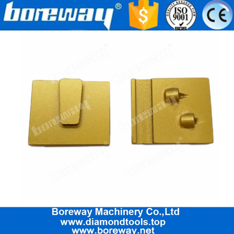 Bloc de meulage concret épais de PCD de quart de blanc vierge de serrure de Husqvarna Redi pour le revêtement époxyde