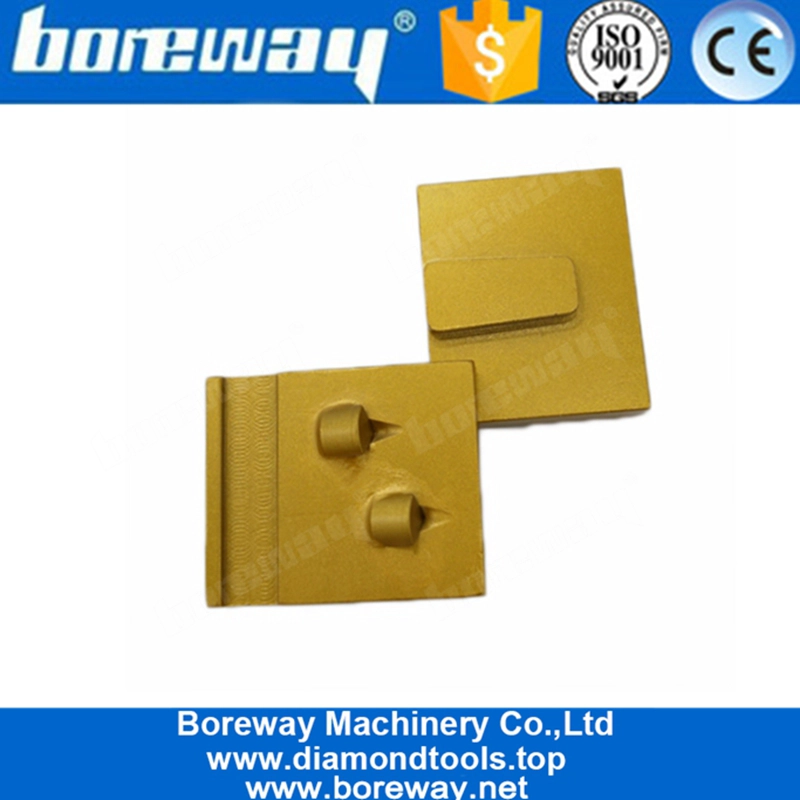 Bloc de meulage concret épais de PCD de quart de blanc vierge de serrure de Husqvarna Redi pour le revêtement époxyde