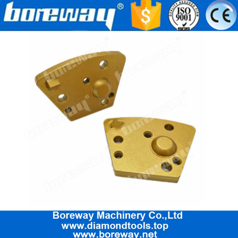 四分之一PCD圆形刀头的螺纹孔梯形混凝土地板研磨块