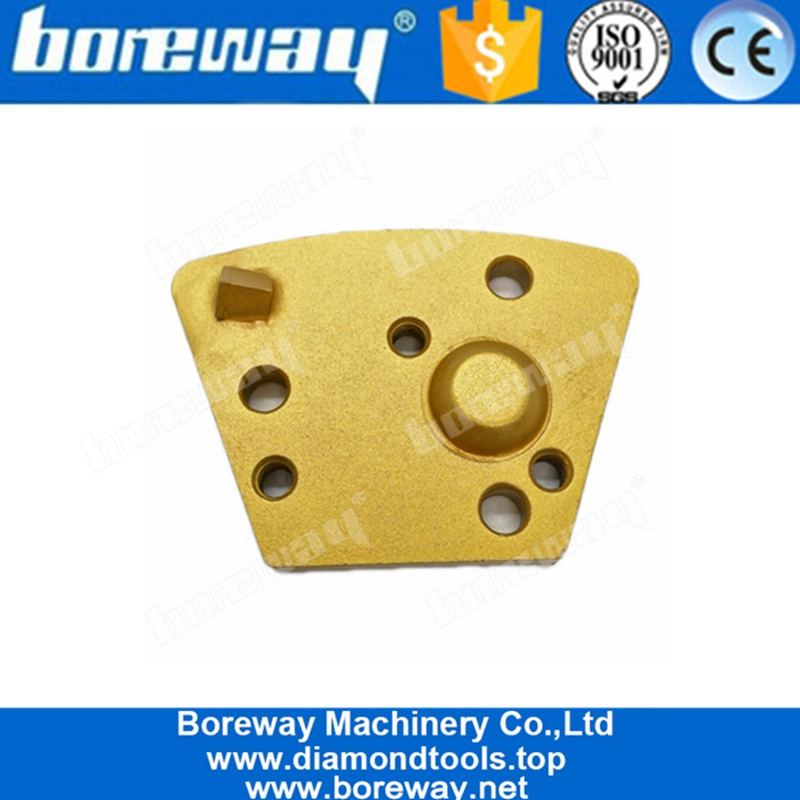 四分之一PCD圆形刀头的螺纹孔梯形混凝土地板研磨块