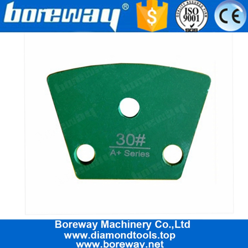 कोटिंग हटाने के लिए तीन हेक्सागोन खंड शीर्ष गुणवत्ता वाले डायमंड ट्रेपोजॉइड पीस जूते