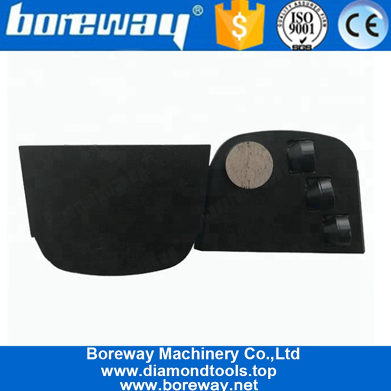 Tre dischi abrasivi diamantati Lavina diamantati PCD e tondi per la rimozione di rivestimenti epossidici