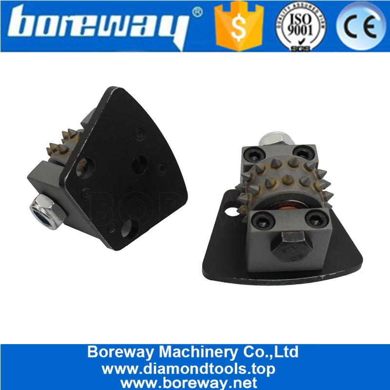 Trapezoid 30 Tipps Buschhammerrolle mit Stützständer für die Bodenvorbereitung