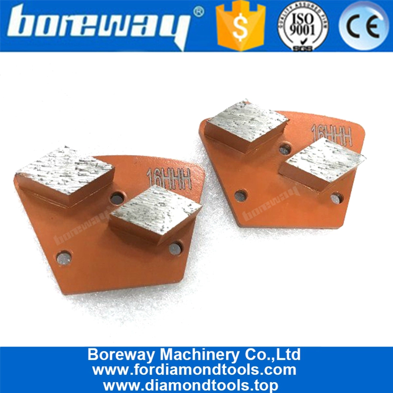 Segmento de forma de rombo de remolque base trapezoidal para renovación de piso