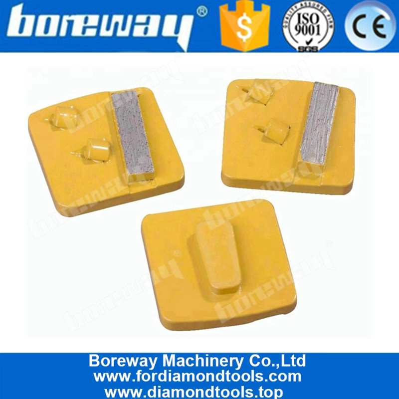 Trapez-Diamant-Zwei-PKD-Schleifschuh zum Entfernen von Bodenbeschichtungen