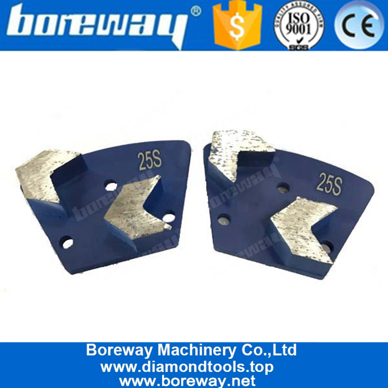 台形形状の矢印バー床金属研削パッド