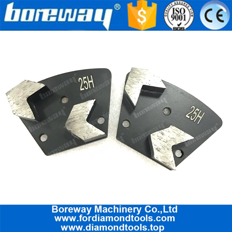 شبه منحرف نوع قطاعات السهم مزدوجة مع 3 ثقوب للخرسانة