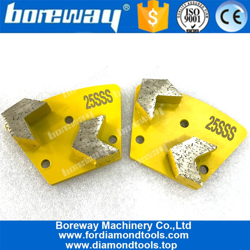 شبه منحرف نوع قطاعات السهم مزدوجة مع 3 ثقوب للخرسانة