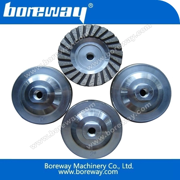 Turbo rim diamond cup wheels