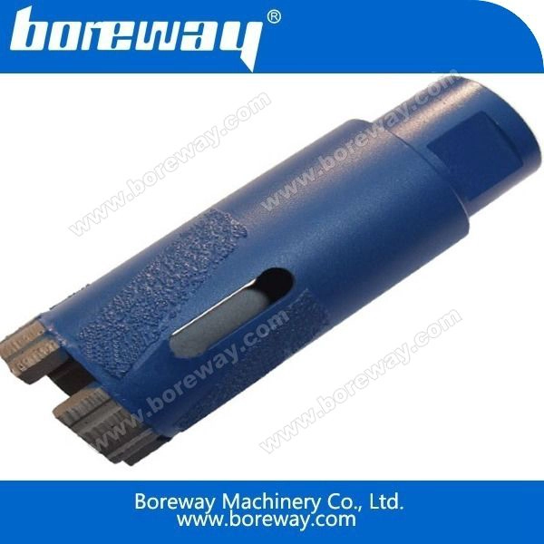 パイプダイヤモンド真空とターボセグメント化されたコアビットはろう付け