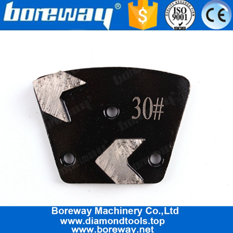 कंक्रीट और टेराज़ो फ्लोर के लिए दो एरो सेगमेंट डायमंड पीस पैड्स