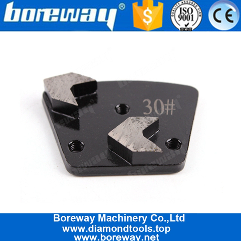 कंक्रीट और टेराज़ो फ्लोर के लिए दो एरो सेगमेंट डायमंड पीस पैड्स