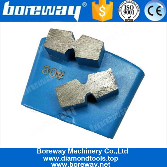 Два абразивных шлифовальных металлических скрепляющих элемента в форме буквы H для шлифовальной машины HTC