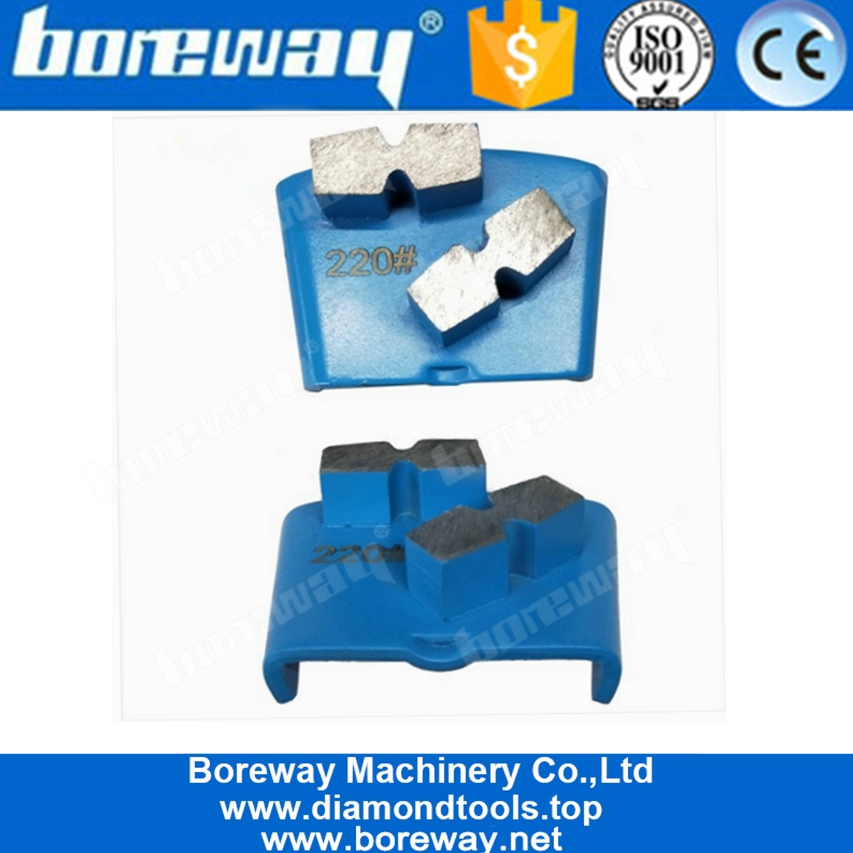 Два абразивных шлифовальных металлических скрепляющих элемента в форме буквы H для шлифовальной машины HTC