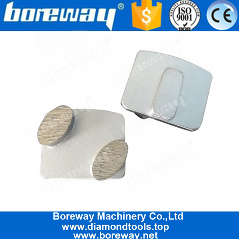 Zwei ovale Segmente Schnellwechsel Redi Lock Husqvarna Betonschleifpad