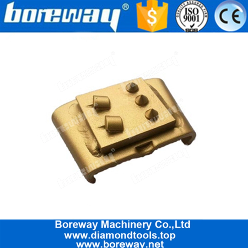 Два PCD и три сплава HTC Алмазные шлифовальные башмаки для бетонного пола