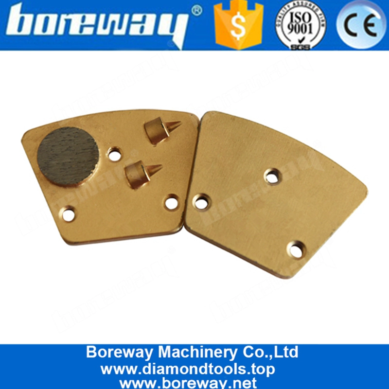 Two Quarter PCD Diamond Grinding Pads For Epoxy Glue Concrete Coating Removing