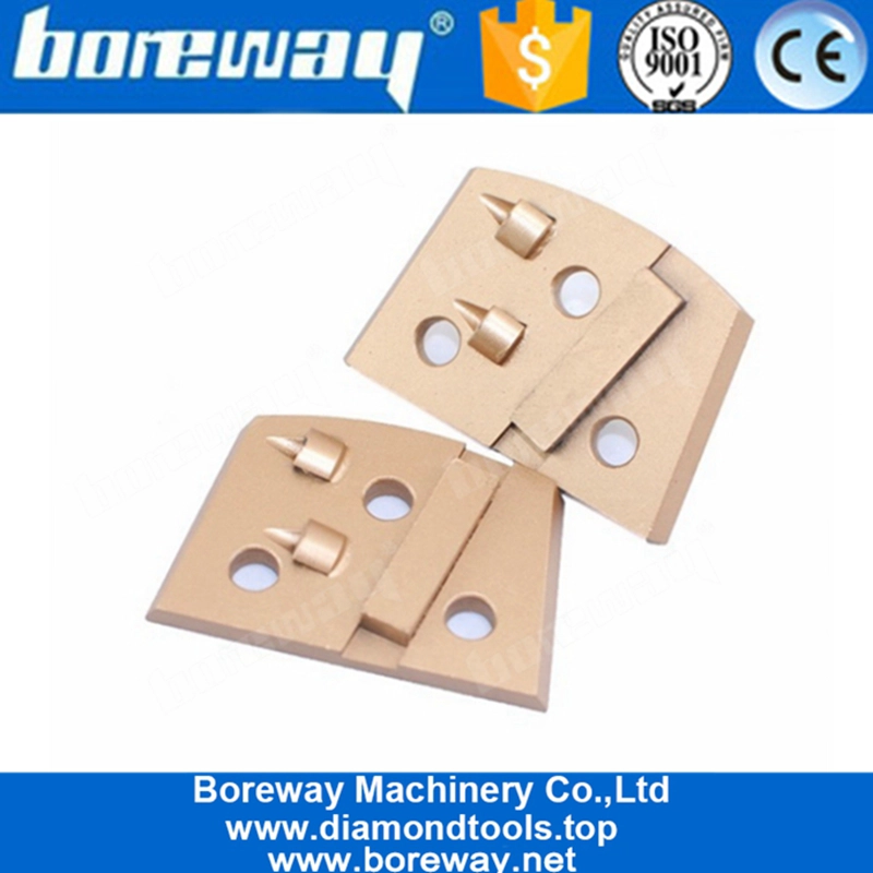 Tamponi abrasivi in ​​calcestruzzo diamantato Lavina con fori rapidi a due quarti per filettatura PCD per rimozione epossidica