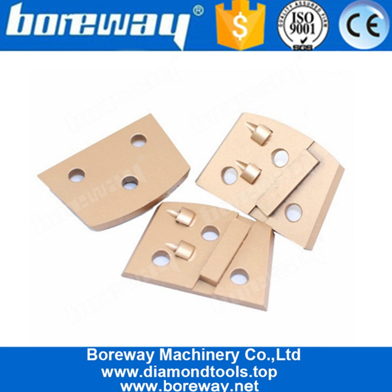 Tamponi abrasivi in ​​calcestruzzo diamantato Lavina con fori rapidi a due quarti per filettatura PCD per rimozione epossidica