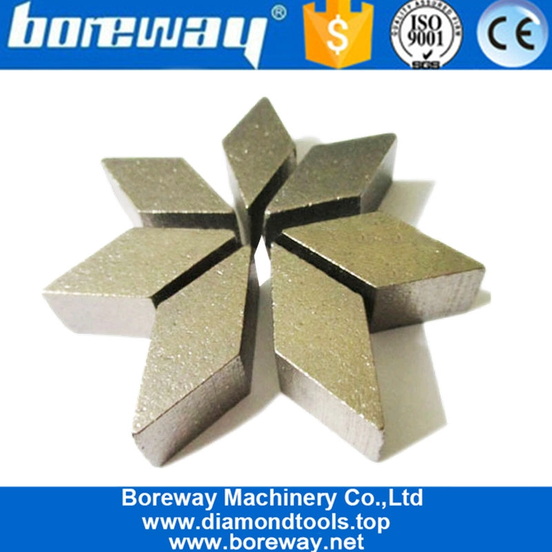 HTCマシン用の2つの菱形研削ヘッドリノベーションダイヤモンド研磨工具石コンクリート床研磨セグメント