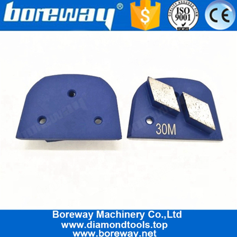 Lavina चक्की के लिए दो Rhombus खंड Lavina डायमंड कंक्रीट पीस जूते