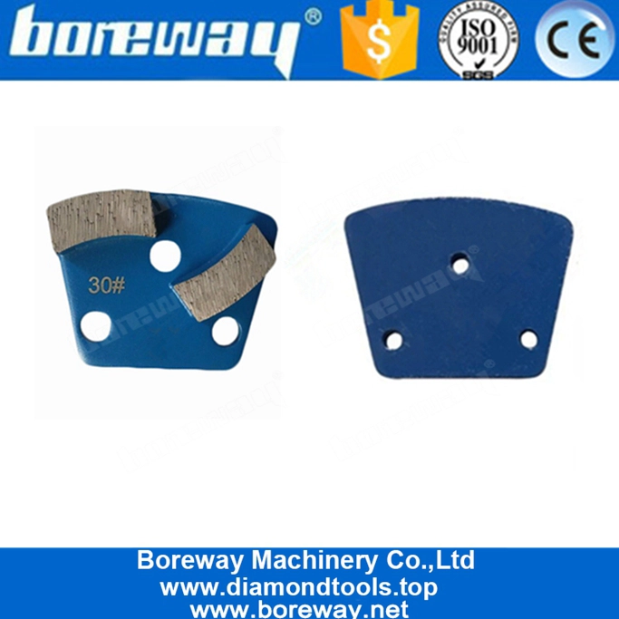 Diamants trapézoïdaux de liaison en métal de segments en métal M6 M8 de trous pour le plancher en béton